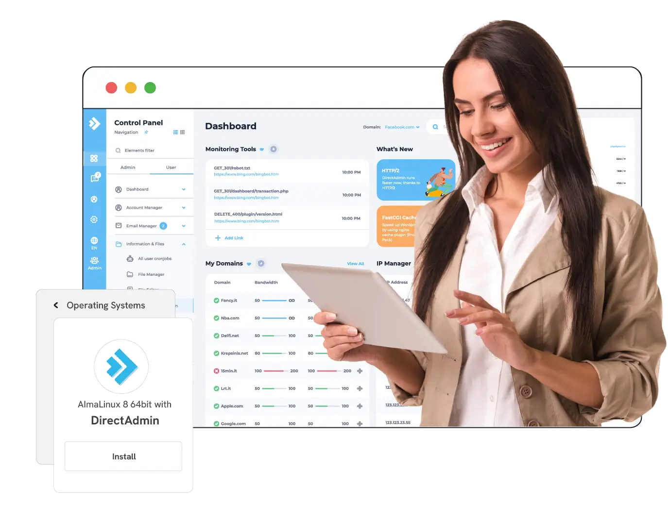 DirectAdmin VPS hosting | Cantech