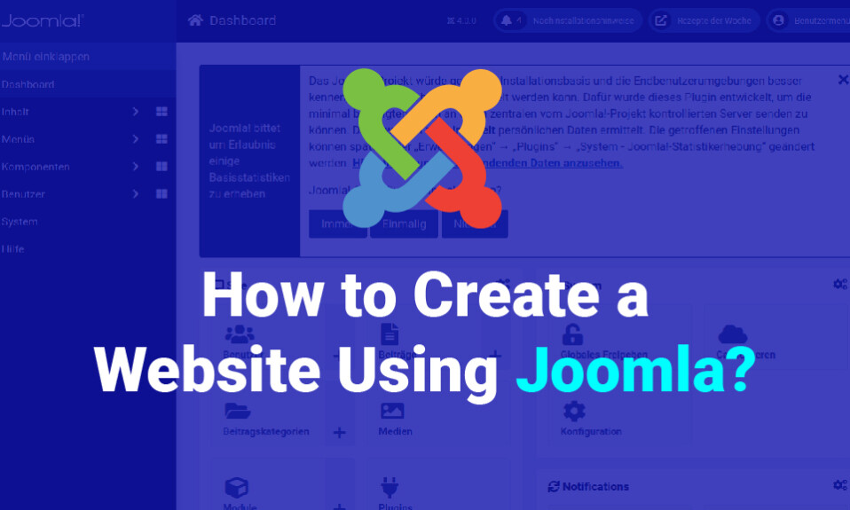How to Create a Website Using Joomla