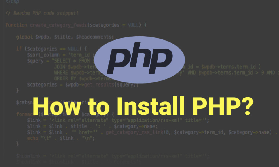 How to Install PHP?