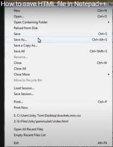 How to Save HTML File in Chrome, Notepad, Desktop & Mobile