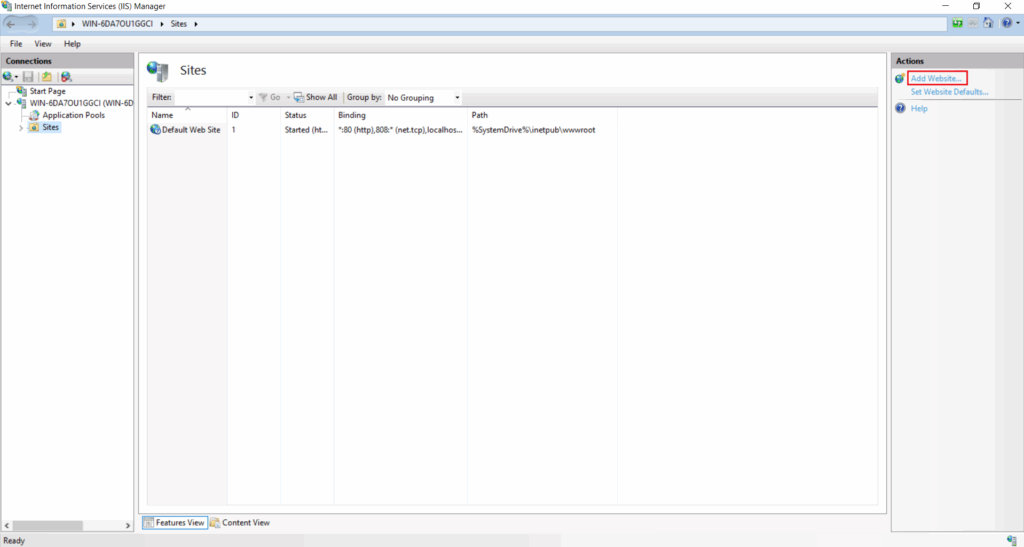IIS Manager
