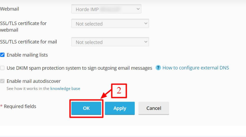 bottom to click “Ok”