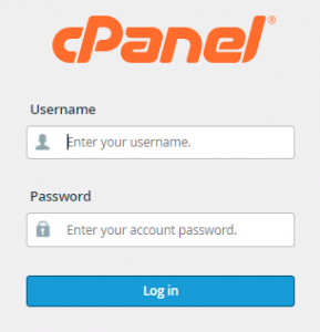 Log into your cPanel account