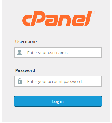 Log-In to Your cPanel