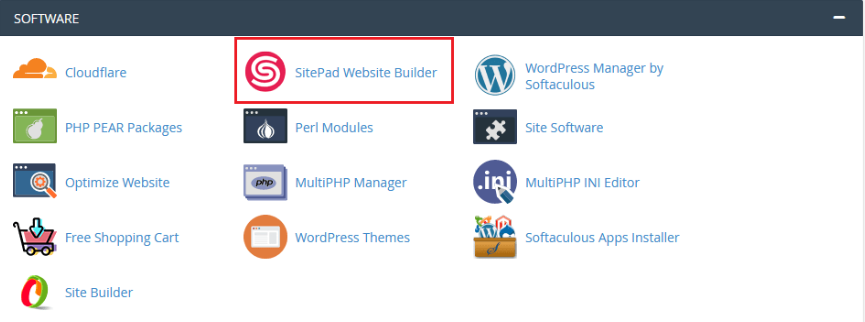 Launch SitePad Website Builder