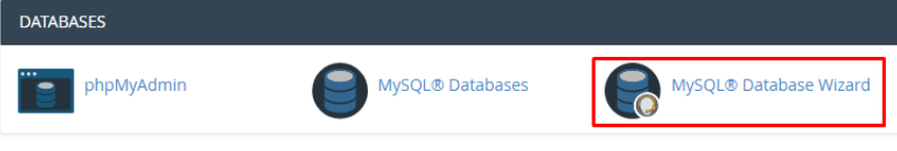 MySQL -Database Wizard