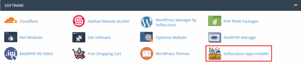 Softaculous Apps Installer