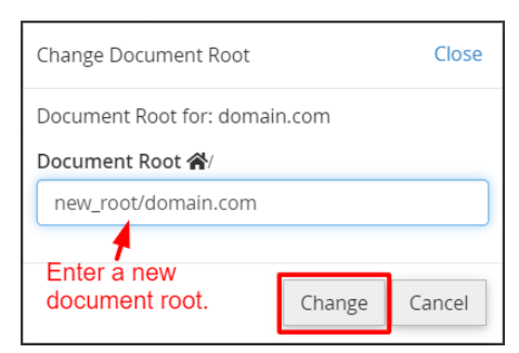  Change Document Root