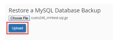 database backup