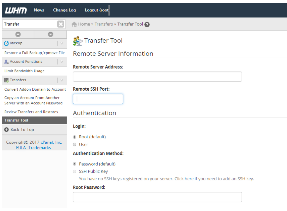 Information page is displayed