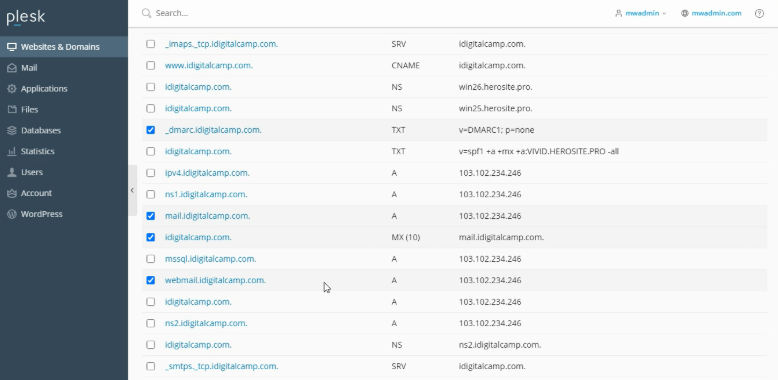 eliminate the listed records