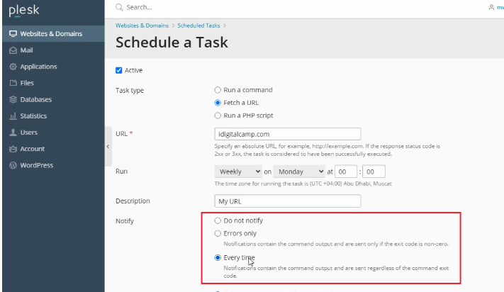 Select Scheduled Tasks