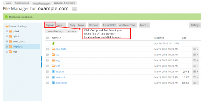 Upload Files