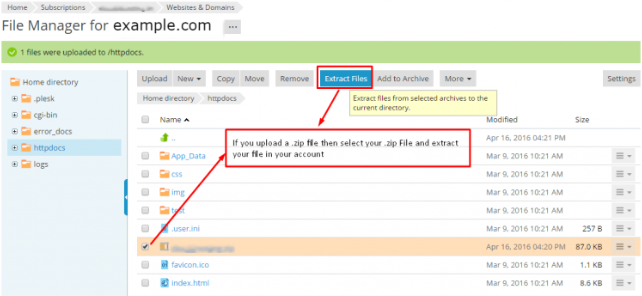 Extract Files