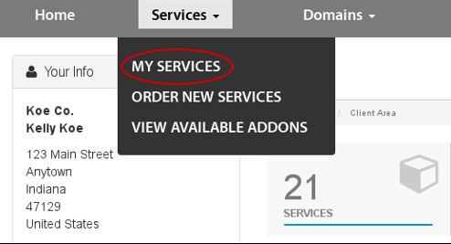 MY SERVICES
