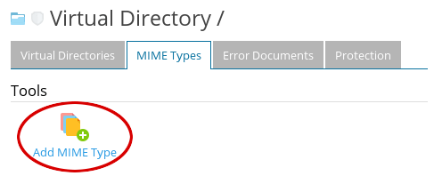 Add MIME Type