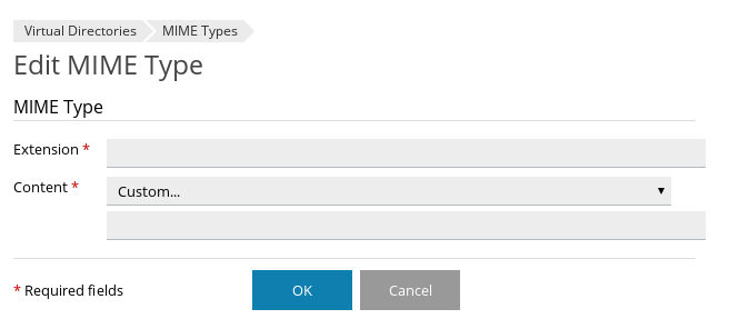 Edit MIME Type