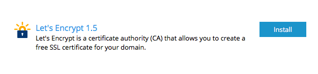 Let’s Encrypt