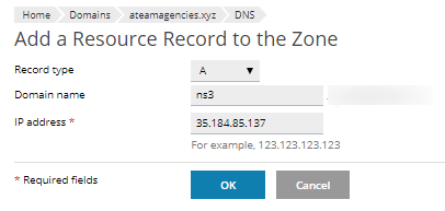 Add a Resource Record to the Zone
