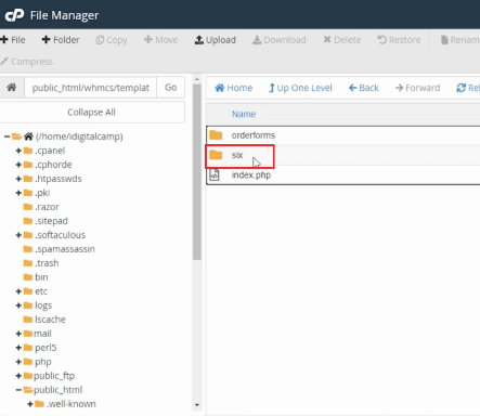 Select Active Template