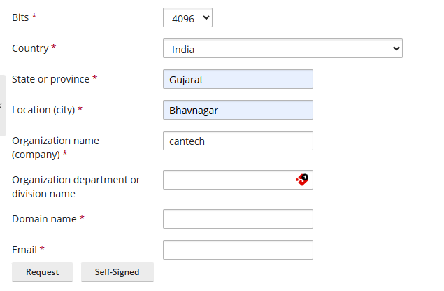 your SSL certificate
