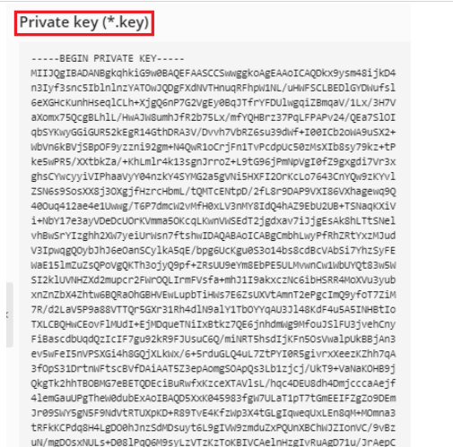 Private Key