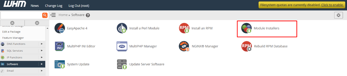 Module Installers
