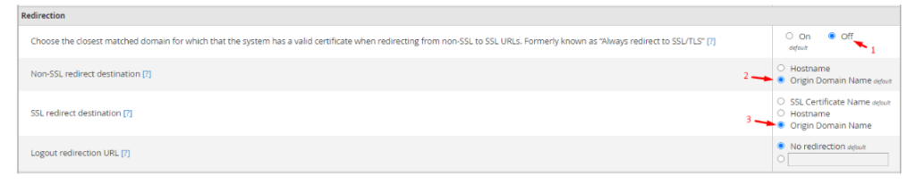 Origin Domain Name